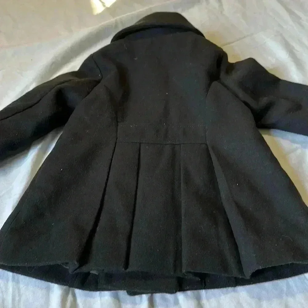 Old Navy Toddler Girls Black Peacoat 18-24 months
